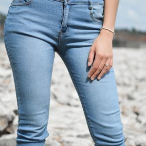 Cleo barrel jean ecru